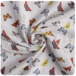 Kikko Bambusová froté osuška s kapucí XKKO BMB 90x90 Butterflies – Zboží Dáma