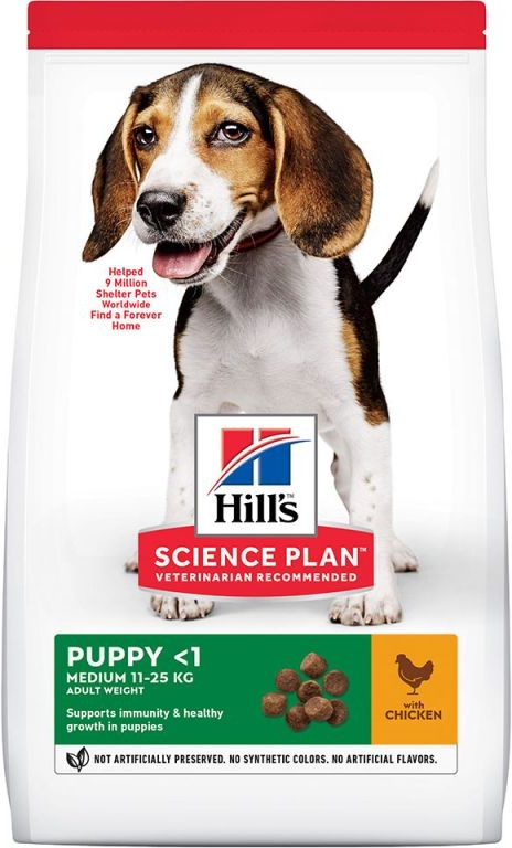 Hill’s Science Plan Puppy Medium Breed Chicken 0,8 kg