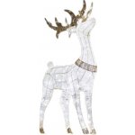 DecoLED LED světelný jelen 150 cm 161 ledově bílých diod s Flash efektem – Hledejceny.cz