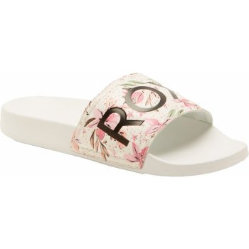 Roxy Slippy II WZT White/Crazy Pink Print