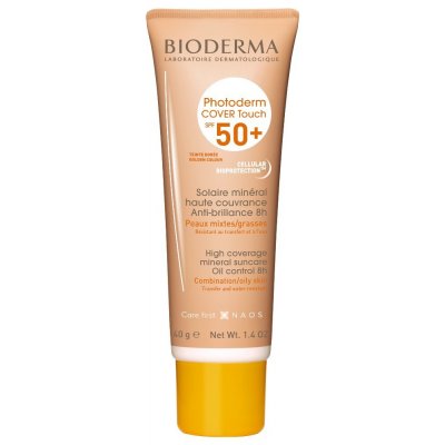 Bioderma Photoderm Cover Touch SPF50+ Golden 40 g – Zboží Mobilmania