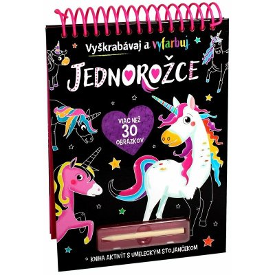 Jednorožci Vyškrabuj a vybarvuj – Zboží Dáma