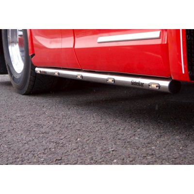 Boční nerezové rámy Kelsa SideBars SS22 6x2 Tag Axle pro Scania Next Generation R&S střední, vysoká kabina – Sleviste.cz