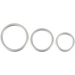 You2Toys Metallic Silicone Cock Ring Set – Zboží Mobilmania