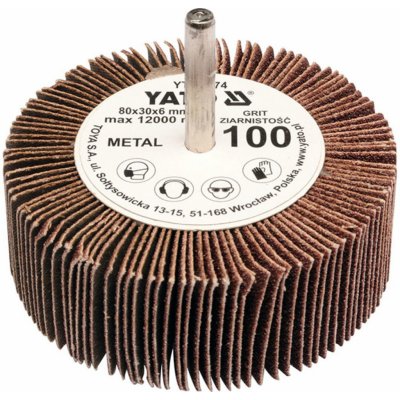 Yato Kotouč lamelový radiální 80 x 30 x 6 mm P60 YT-83372 – Hledejceny.cz