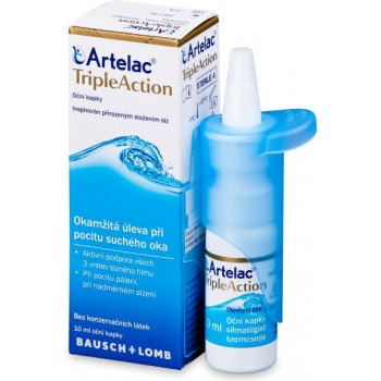 Bausch & Lomb oční kapky Artelac TripleAction 10 ml