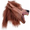 Karnevalový kostým Gumová maska Vlk se srstí