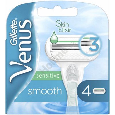 Gillette Venus Smooth Sensitive 4 ks – Zbozi.Blesk.cz