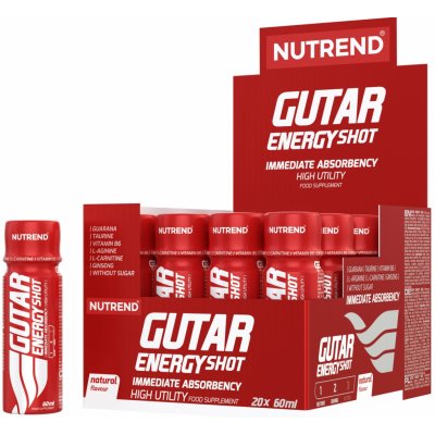 GUTAR ENERGY SHOT box 20 lahviček á 60 ml – Zboží Dáma