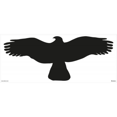 Walteco Silueta dravce 400x170mm, samolepka , 20144 – Zboží Dáma