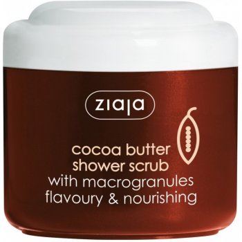 Ziaja čokoládový mycí peeling hrubozrnistý Kakaové máslo 200 ml