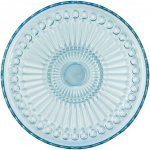 GREEN GATE Skleněný talíř Alice Pale Blue 18,5 cm, modrá barva, sklo – Zboží Dáma