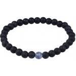 Troli korálkový náramek z onyxu a modrého jaspisu TO2431 – Zboží Mobilmania