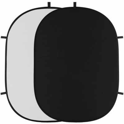Phototools Rychlorozkládací fotografické pozadí 150x200cm - bílé, černé – Zboží Mobilmania
