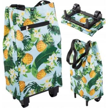 Verk nákupní taška vozík s kolečky vodotěsná s kapsou ananas