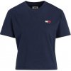 Dámská Trička Tommy Hilfiger Tommy Jeans Badge Tee tmavě modré