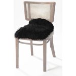 Wooline podsedák ovčí kůže 29 x 44 cm černý – Sleviste.cz