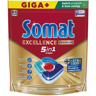 Somat Excellence Premium 5v1 tablety do myčky 65 ks – Zboží Mobilmania