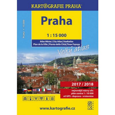 Velký atlas Prahy 1:15 000