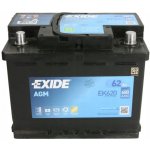 Exide AGM 12V 62Ah 680A EK620 – Hledejceny.cz