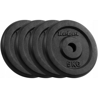 Rebel Závaží litinová sada 4 x 5 kg 20 kg 31 mm – Hledejceny.cz