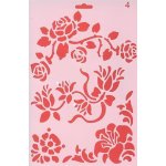 Fandy Šablona květy 17x26 cm – Hledejceny.cz