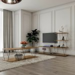 Kalune Design Basak borovice Atlantic černá – Zboží Dáma