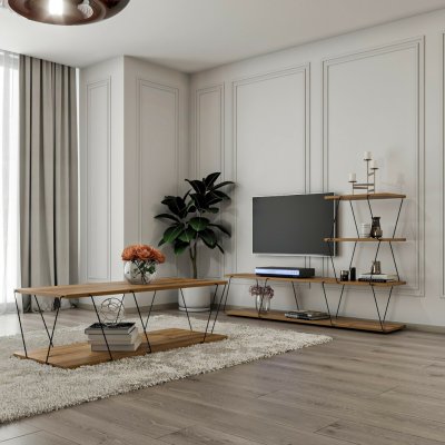 Kalune Design Basak borovice Atlantic černá – Zboží Dáma