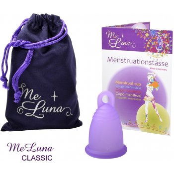 Me Luna menstruační kalíšek S s očkem fialová