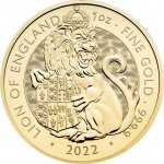 The Royal Mint zlatá mince The Lion of England The Royal Tudor Beasts Royal Mint 2022 1 oz – Zboží Dáma