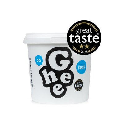 České Ghíčko Ghee přepuštěné máslo čisté 1000 ml – Sleviste.cz