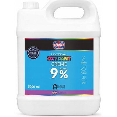 Ronney Oxydant peroxid vodíku extra pěna 9% 5 l – Zboží Dáma