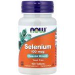 NOW Foods Selenium 100 μg 100 tablet – Hledejceny.cz