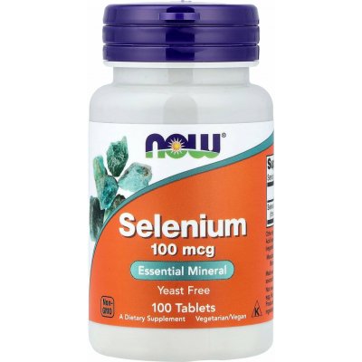 NOW Foods Selenium 100 μg 100 tablet – Hledejceny.cz