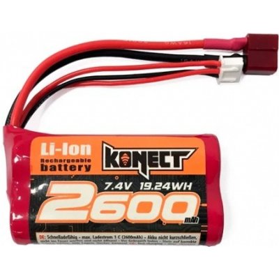 KONECT Li-Ion sada 7.4V 2600mA 15C – Zboží Dáma