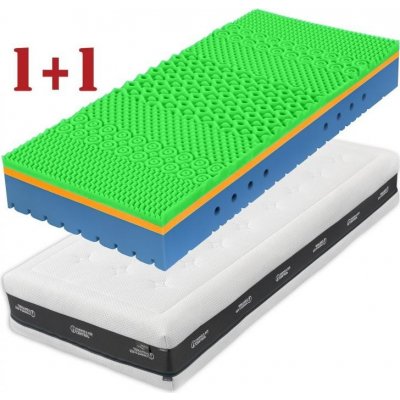Tropico Matrace z hybridní pěny Super fox visco heaven 24 cm 200x90 1+1 – Zboží Dáma