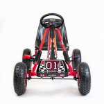 Go-kart Dětská šlapací motokára Baby Mix Razor červená – Zboží Dáma