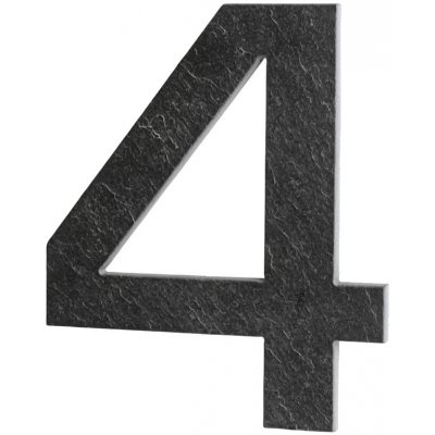 Kateon Domovní číslo popisné Břidlice - Euromode varianta: číslo 4