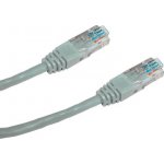 Datacom 15890 CAT6, UTP, 0,25m šedý – Zboží Živě