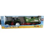 Bruder 3452 ROADMAX Traktor s čelním nakladačem a vozem – Zboží Mobilmania
