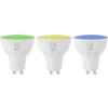 Žárovka Immax NEO SMART sada 3x žárovka LED GU10 6W RGB+CCT barevná a bílá, stmívatelná, Wi-Fi, TUYA