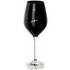 Sklenice Diamante Silhouette black sklenice na víno 2 x 470 ml