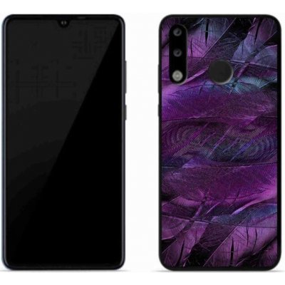 mmCase gelový kryt Huawei P30 Lite - fialová pírka – Sleviste.cz