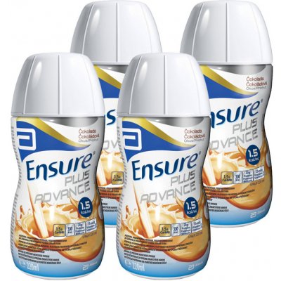 ENSURE PLUS ADVANCE ČOKOLÁDOVÁ PŘÍCHUŤ POR SOL 4X220ML – Zbozi.Blesk.cz