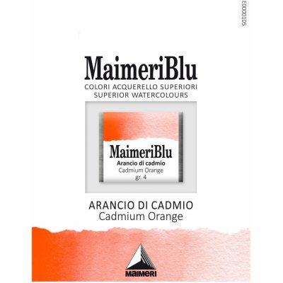 Maimeri Blu Akvarelová barva Cadmium Orange 054 1,5 ml 1 ks – Hledejceny.cz