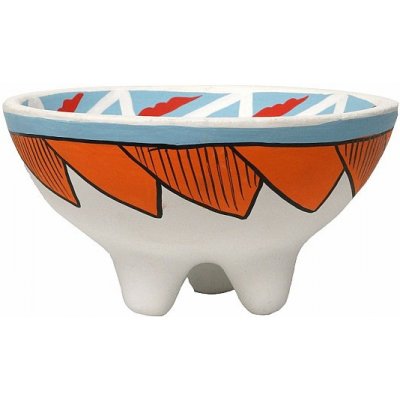 Nefertitis Miska terakotová indiánská pro vykuřování Soul Tribal NF20207 - výška cca 7 cm, průměr cca 13 cm – Zboží Dáma