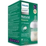 Avent Philips láhev Natural Response skleněná transparentní 120 ml – Zbozi.Blesk.cz