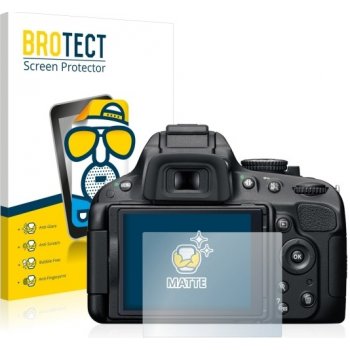 Ochranná fólie BROTECT na Nikon D5100, Matná, 2ks