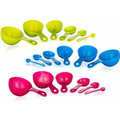 BANQUET Sada plastových odměrek ACCASA, 6 ks, mix barev – Zboží Dáma BANQUET Sada plastových odměrek ACCASA, 6 ks, mix barev – Zboží Dáma