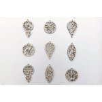 MAJADESIGN Dřevěné vánoční ozdoby sada CURL 9 ks Velikost ozdoby: 7 cm – Hledejceny.cz